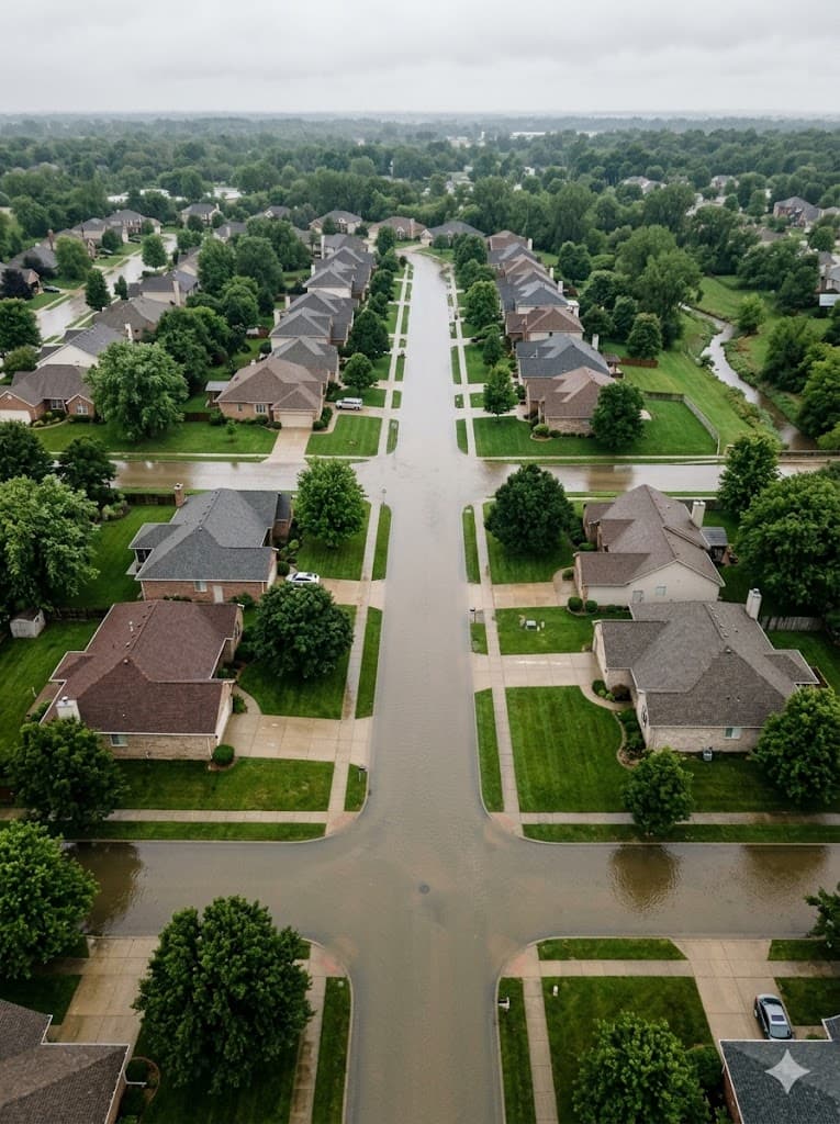 in flood damage annually